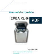 Manual Do Usuário Erba XL 640