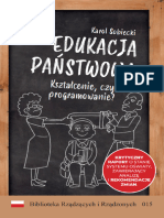 Edukacja Państwowa - Kształcenie Czy Programowanie (Karol Sobieski)