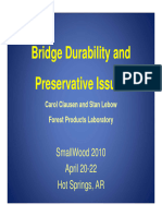 Bridge Durability and Preservative Issues