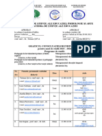 Graficul Consultatiilor Individuale 2023-2024