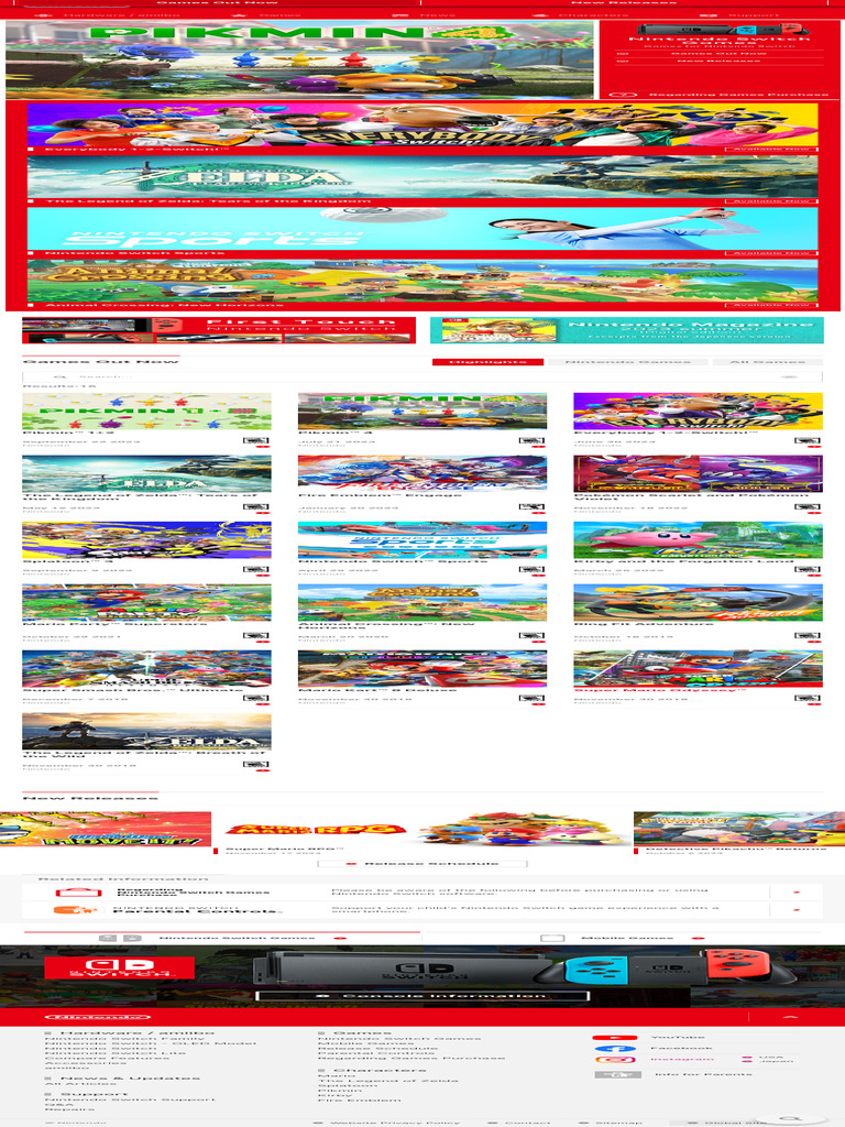 Nintendo Switch Games Nintendo 2 | PDF