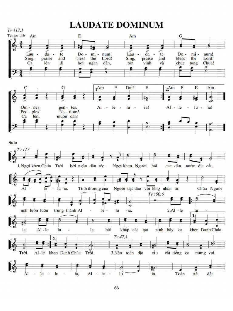Laudate Dominum | PDF