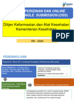 Reformasi Perizinan Dan Online: Single Submission (Oss)