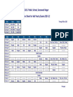 Datesheet 4th To 12th