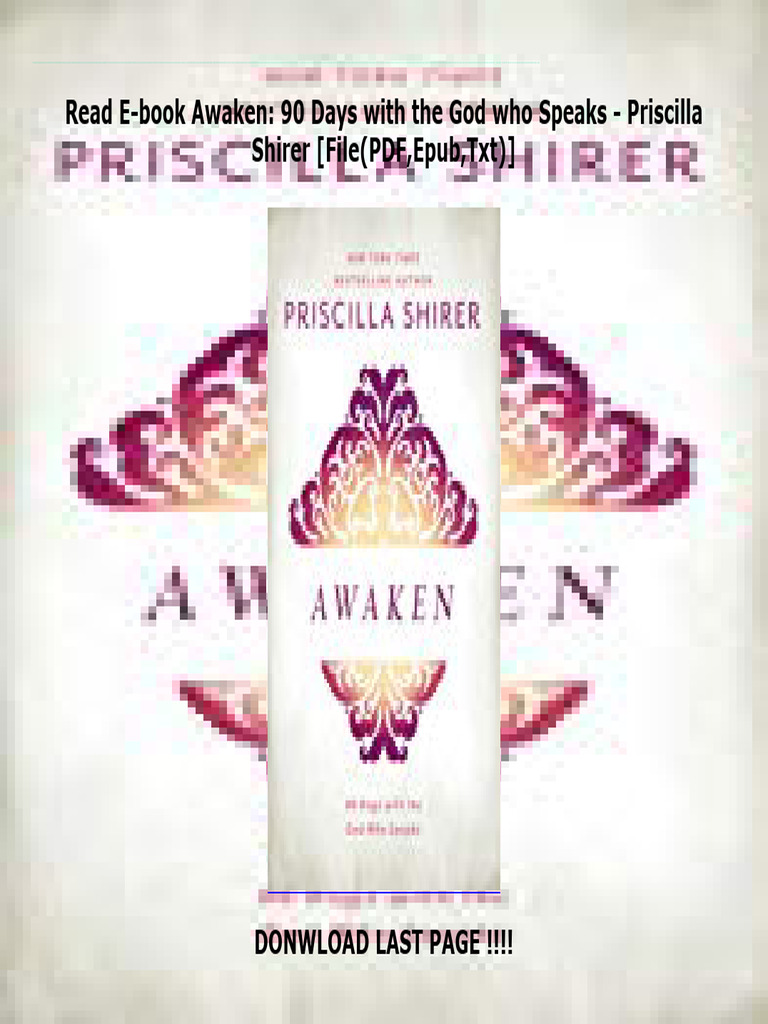Awaken 90 Days With The God Who Speaks 191031052642 PDF