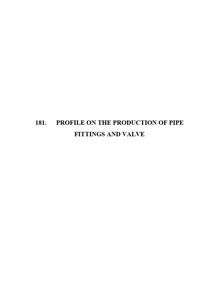 Pipe Fittings and Valves PDF