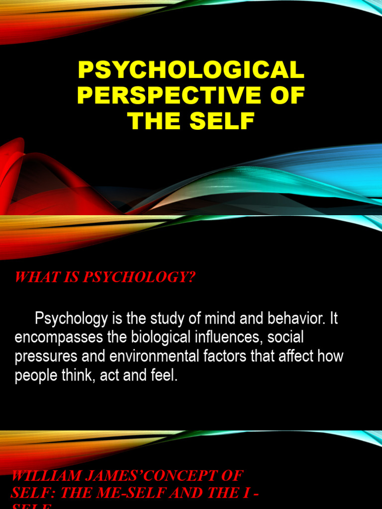 Understanding the Self in Psychology | PDF | Philosophy | Science ...