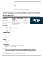 Atif Sohail: Profile Summary