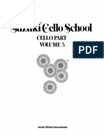 Suzuki Cello School (Cello Part & Piano Accompaniment) - Volume 5