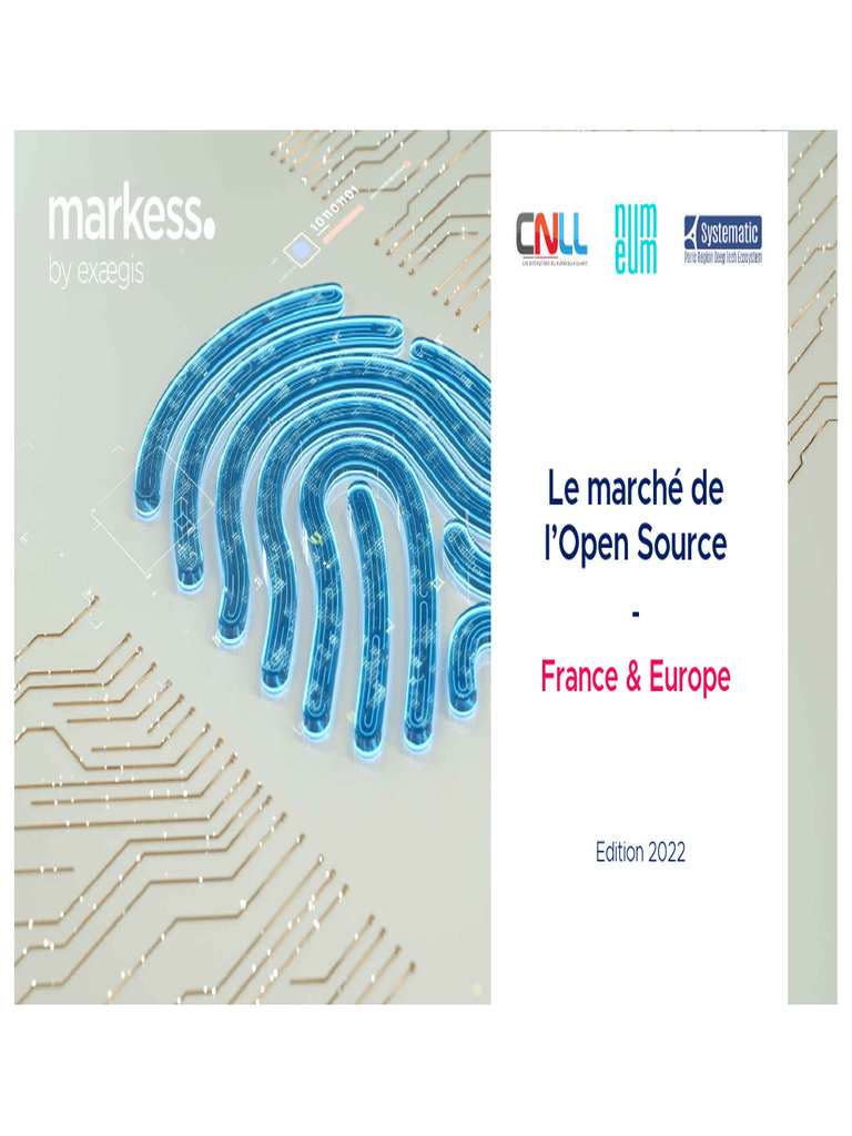 Marché Open Source en France 2022 | PDF | Open source | Cloud computing