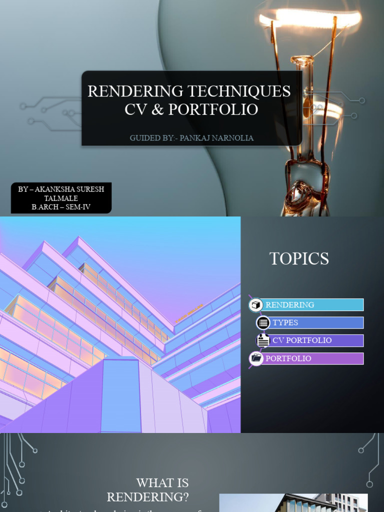 Rendering Techniques | PDF