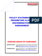 Policy For Prohibiting Illegal Discrimination