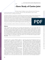 A Candidate Gene Study of Canine Joint Diseases