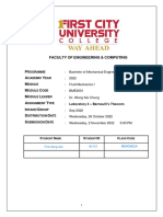 Fluid Mechanics Bernoulli Theorem Laboratory 