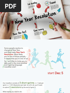 new year resolutions