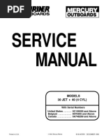 SELOC Mercury Outboard Service Repair Manual 1404 - 2-40 HP (1965-1989)