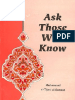 Mohammad Tijani Smaoui - Ask Those Who Know