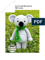 Coala de Pelucia Croche Receita de Amigurumi PDF Gratis