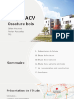 Projet ACV: Ossature Bois