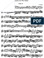 Bach Double Concerto Violin 2