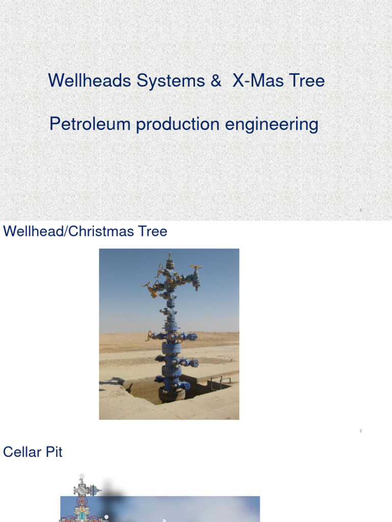 Wellhead and Christmas Tree Overview | PDF | Casing (Borehole) | Pipe ...