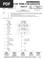 Grand Test of Chapter 10 XI