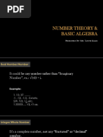 L-05 Number Theory & Basic Algebra