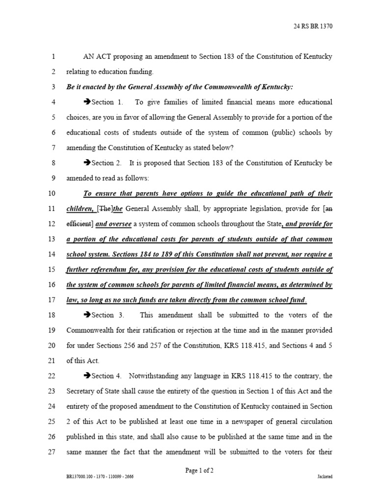 2024 School Choice Amendment PDF