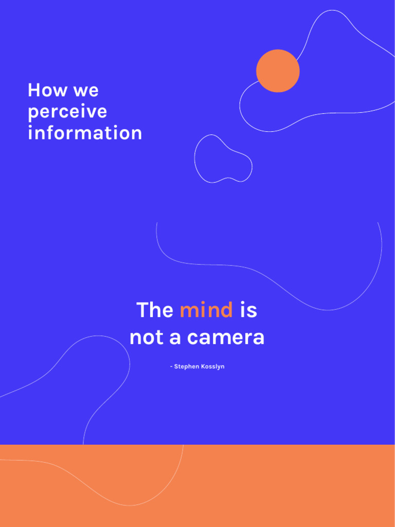 How We Perceive Information | PDF | Optics | Electromagnetic Radiation