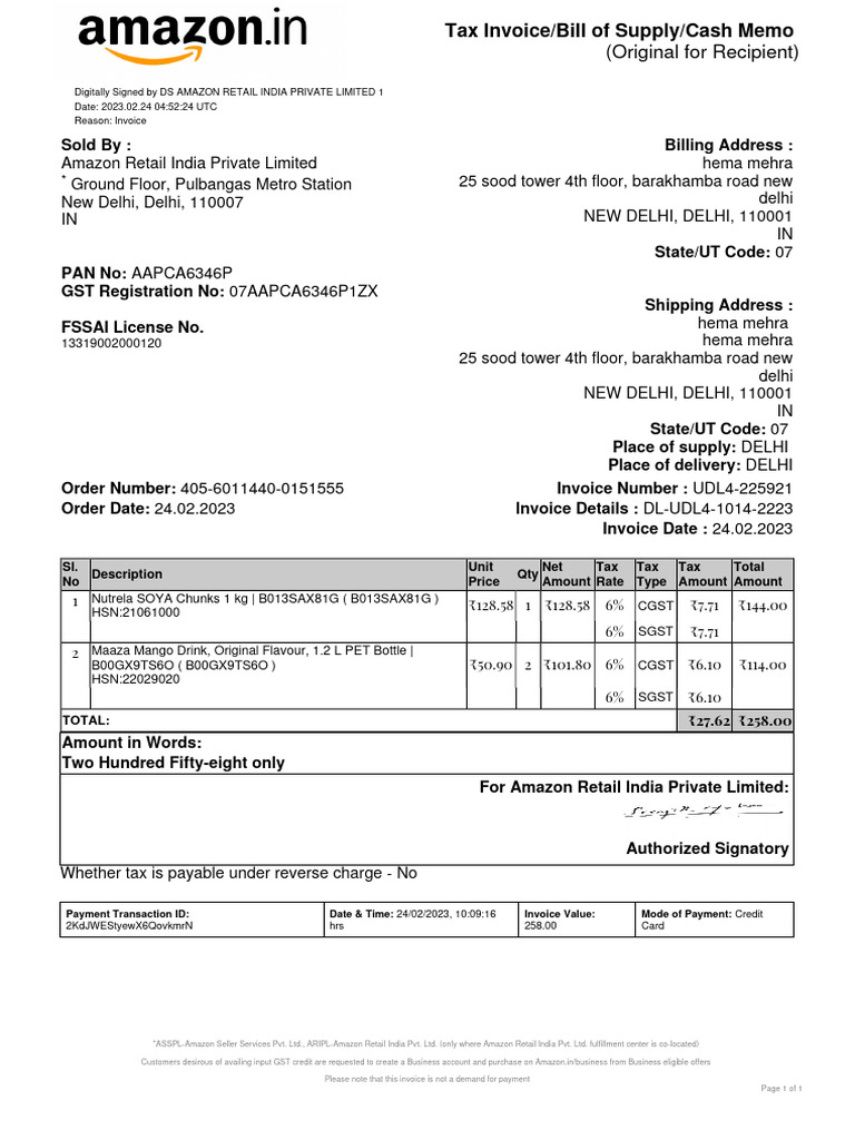 Invoice 2 | PDF