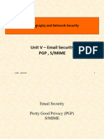 Unit V - Email security-PGP, MIME