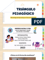 Triángulo Pedagógico - Metodología
