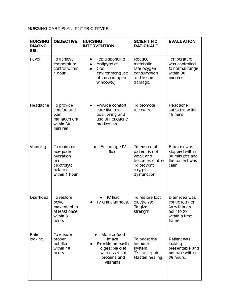 typhoid-fever-nursing-care-plan-download-free-pdf-diarrhea-fever