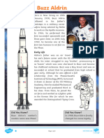 Buzz Aldrin Differentiated Reading Comprehension Activity