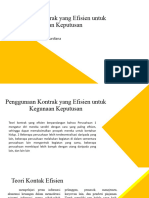 Penggunaan Kontrak Yang Efisien Untuk Kegunaan Keputusan