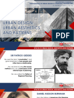 DES7 W7.1 - Planning 2 - Space in Urban Design, Urban Aesthetics and Patterns