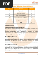 CBSE Syllabus For Class 12 Biology 2023-24 (Updated) PDF Download