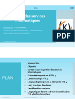 Gestion Des Services Informatiques (ITIL)