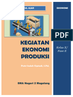 Modul Ajar Ekonomi: Kelas X/ Fase E