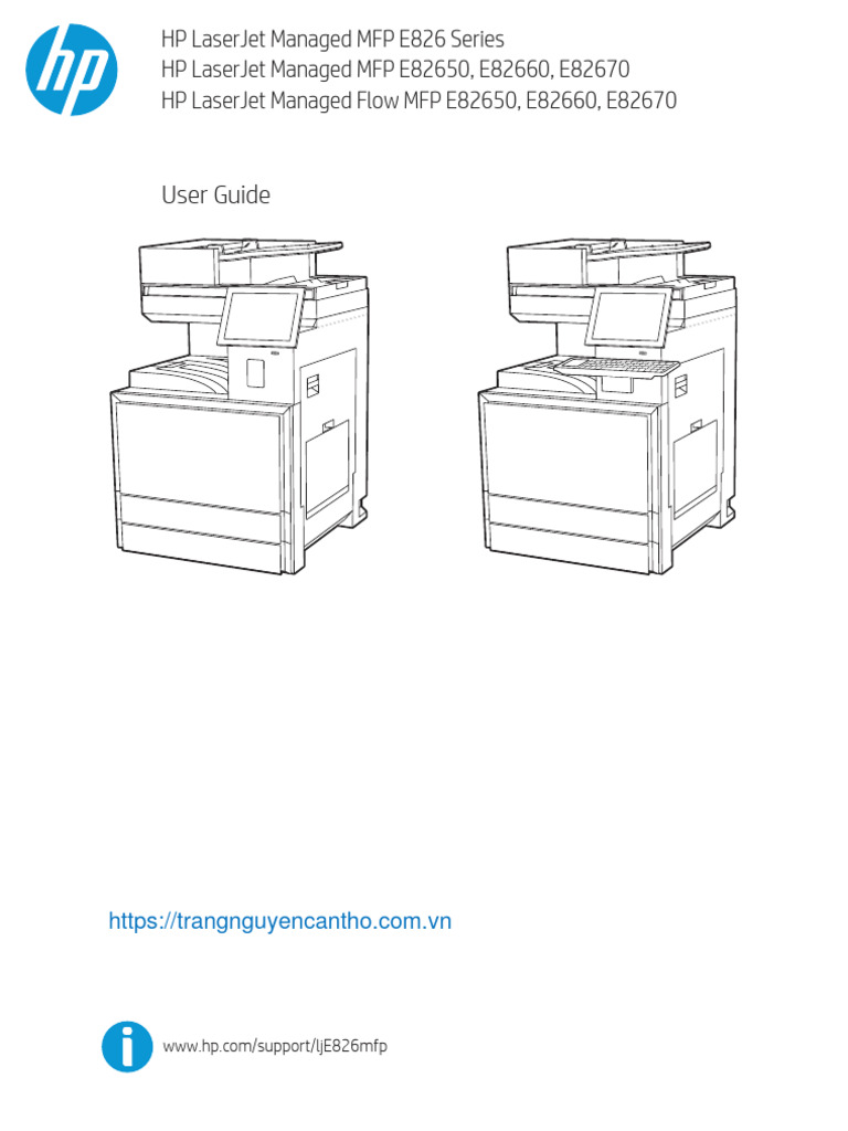 HP LaserJet Managed MFP E826 Series Manual | PDF | Ip Address | Share Point