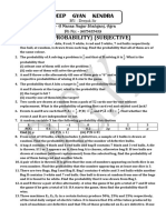 Probability Subjective 12th Class