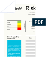 Kickoff Risk Worksheet - 3fddf805 18bf 49a6 A4f2 D1ae564d0f34