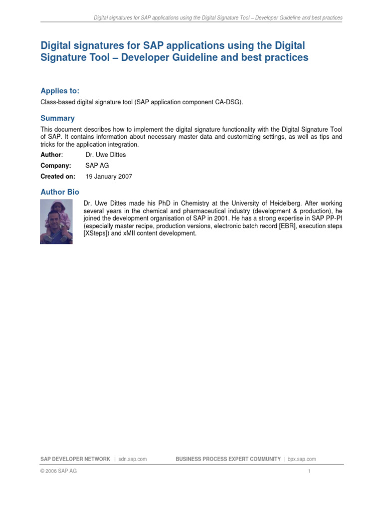 Digital Signature Tool Implementation Guide | PDF | Signature | Metadata