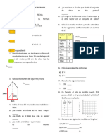 Examen de Diagnostico 3er Año