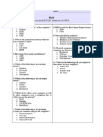 Hardware Software Quiz Results