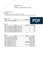 Cell Name Original Value Final Value