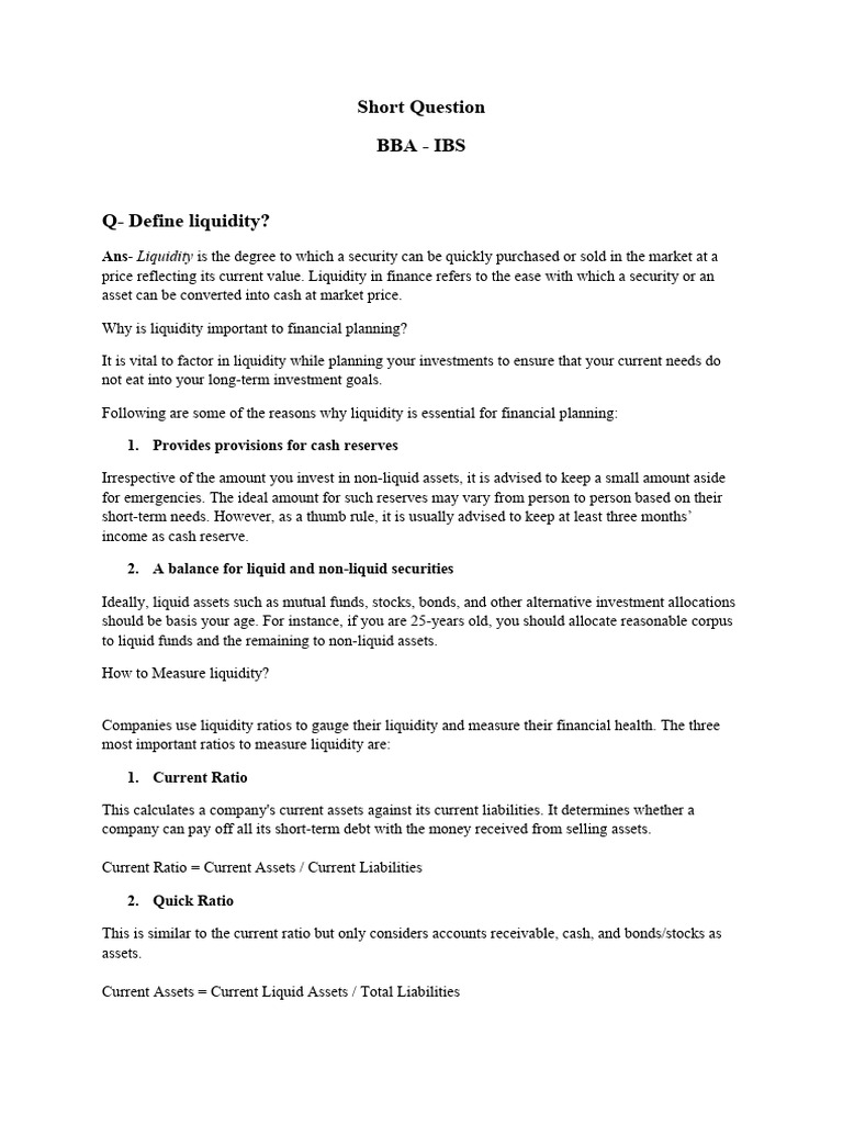 short-question-bba-ibs-download-free-pdf-market-liquidity