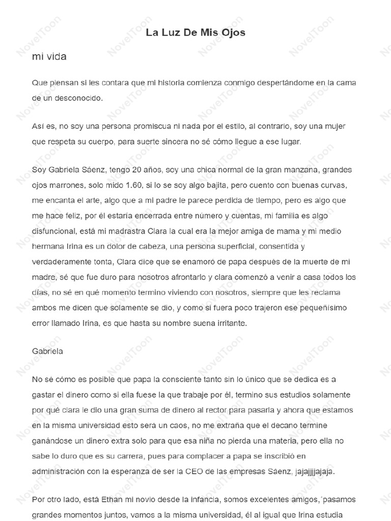 La Luz de Mis Ojos | PDF