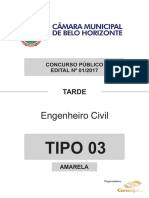 Engenheiro Civil - Tipo 3 - Amarela