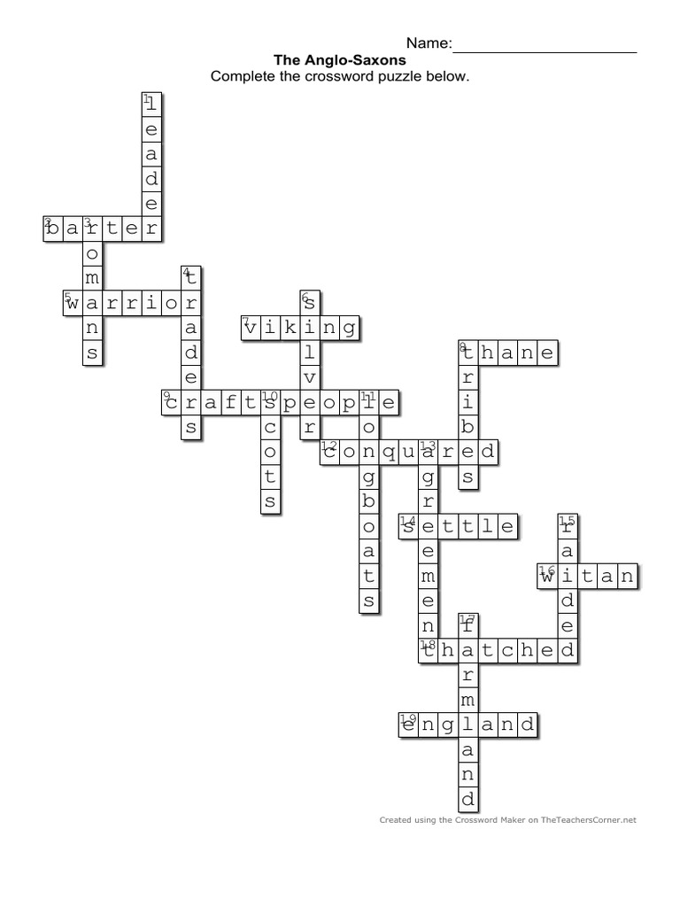Saxons intelligence overview